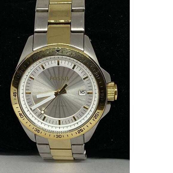 Fossil AM4372 Men's Stainless Steel Analog Dial Quartz Genuine Wrist Watch XR918 - Picture 2 of 12